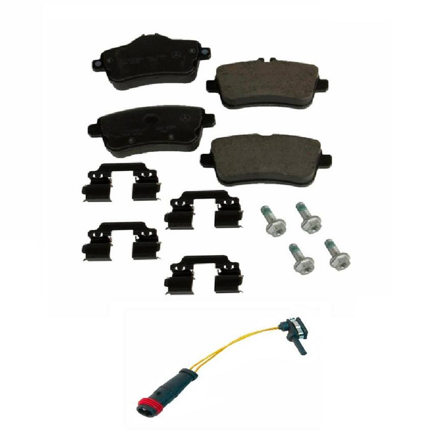 Mercedes Disc Brake Pad Set - Rear (With Sensor) 2115401717